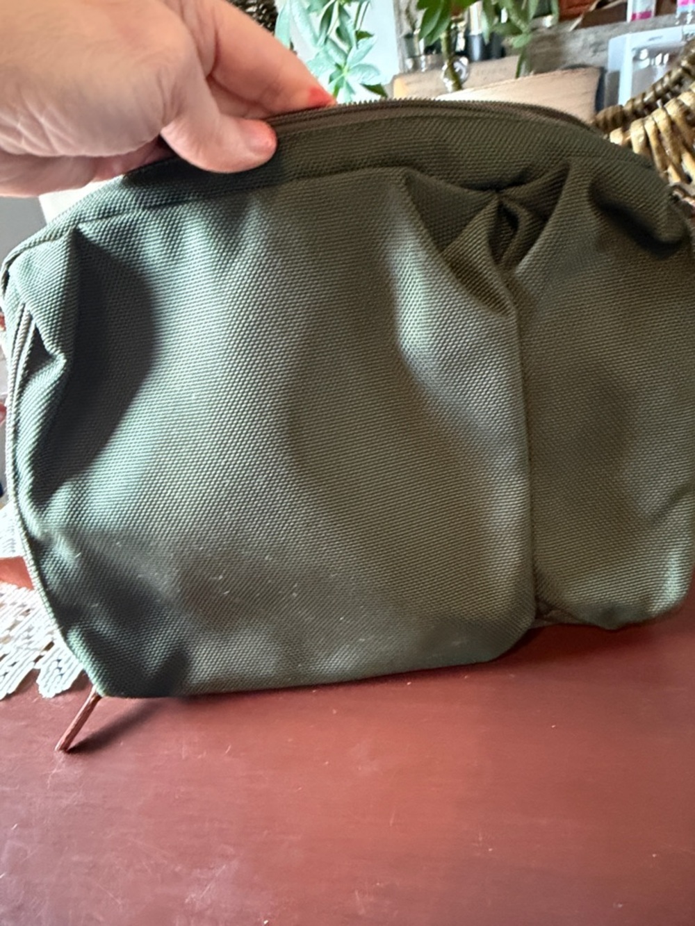 Hunting World Olive Green Canvas Crossbody Bag – Made in Italy